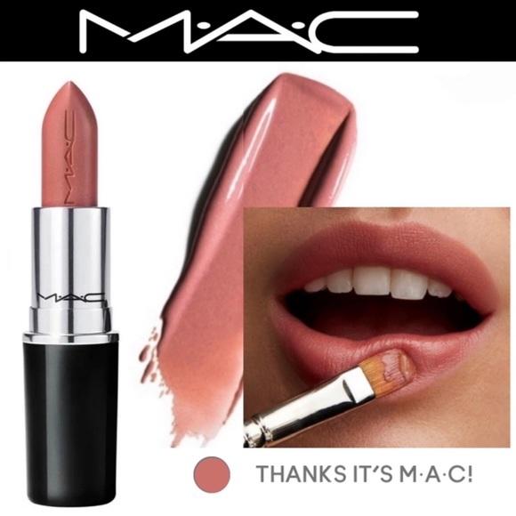 MAC Lustreglass Lipstick THANKS, IT’S M•A•C! 540 - Picture 1 of 14